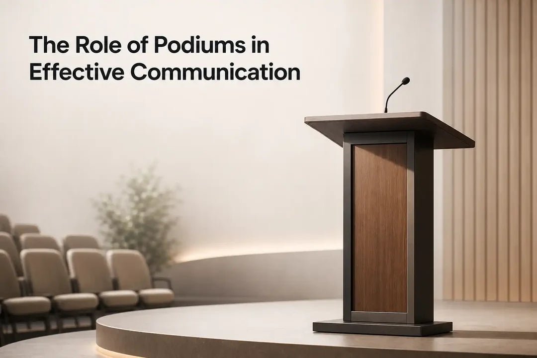 The Role of Podiums in Effective Communication - thePodiumsStore