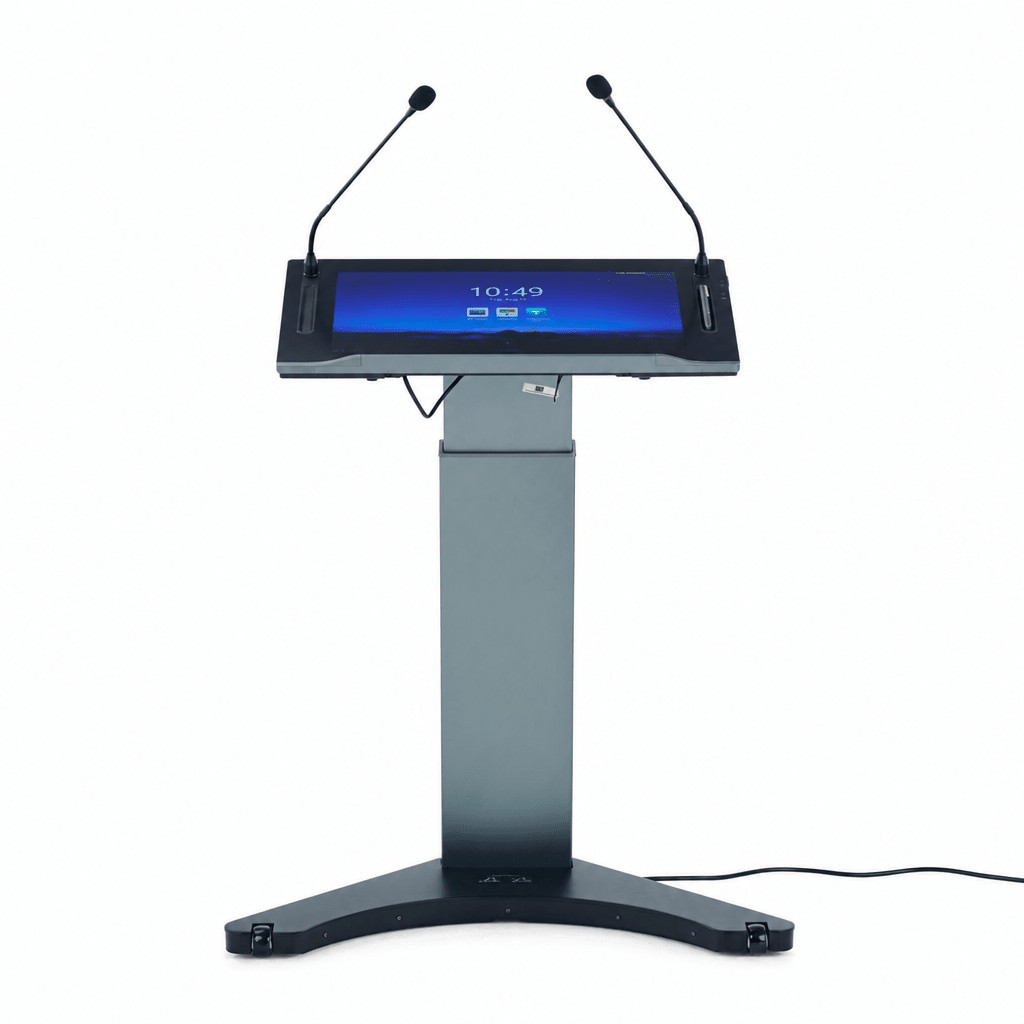 21.5" Smart Lectern (PS-XE215CLB) LCD Display Lectern XE215CLB - thePodiumsStore