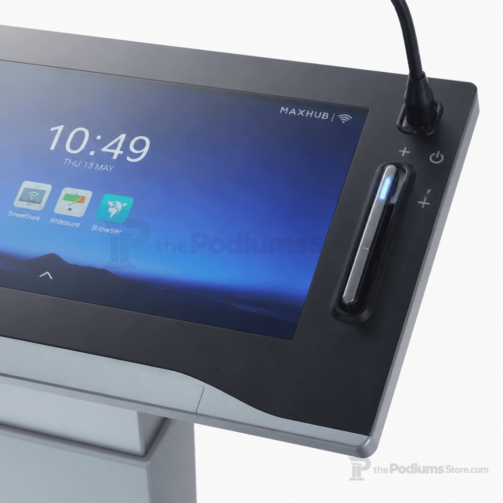 21.5" Smart Lectern (PS-XE215CLB) LCD Display Lectern XE215CLB - thePodiumsStore