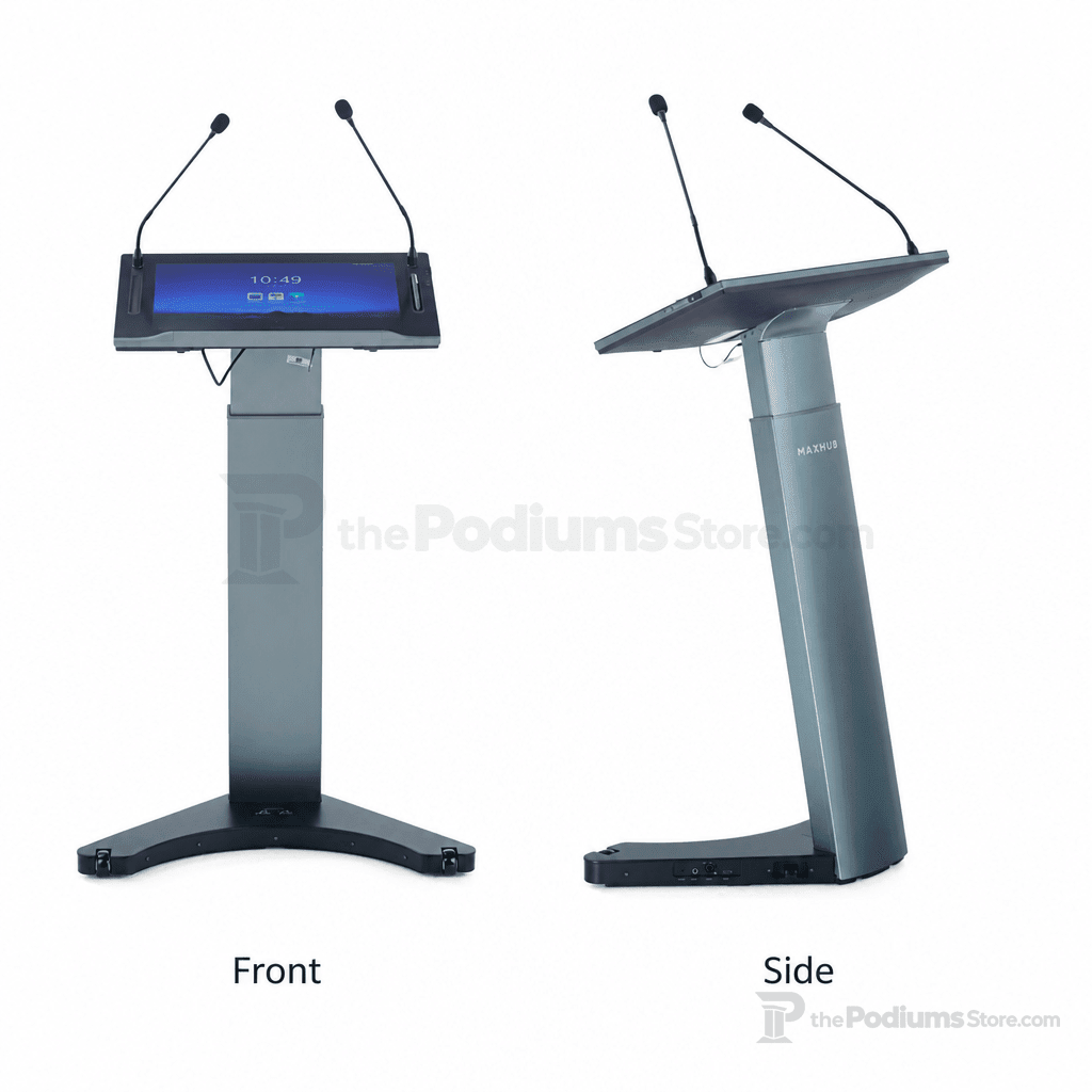 21.5" Smart Lectern (PS-XE215CLB) LCD Display Lectern XE215CLB - thePodiumsStore