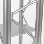 4-Post Straight Metal Truss Lectern — Silver Metal Truss Lectern LCT4PSTPSL - thePodiumsStore
