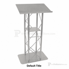 4-Post Straight Metal Truss Lectern — Silver Metal Truss Lectern LCT4PSTPSL - thePodiumsStore