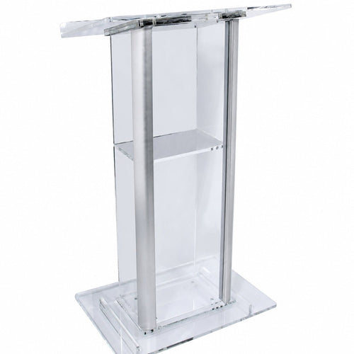 Acrylic & Aluminum Podium (PS-KL2A) Acrylic & Aluminum Podium KL2A - thePodiumsStore