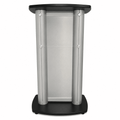 Aluminum Lectern — Contemporary (PS-CS1) Aluminum Lectern 1ALCS1 No Logo Anti-Glare Acrylic - thePodiumsStore