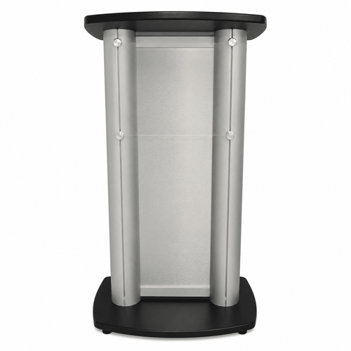 Aluminum Lectern — Contemporary (PS-CS1) Aluminum Lectern 1ALCS1 No Logo Anti-Glare Acrylic - thePodiumsStore
