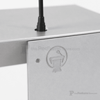 Aluminum Lectern — Contemporary (PS-K-1) Aluminum Lectern K1-V22 No Reading Light - thePodiumsStore