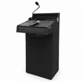 Announcer Tabletop Sound Lectern (PS-R750) Tabletop Lectern R750 No Stand CB Black Carpet - thePodiumsStore