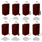 Aristocrat Sound Lectern (PS-6010) Sound Lectern 6010 Mahogany No Accessories No Battery - thePodiumsStore