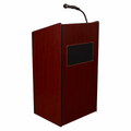 Aristocrat Sound Lectern (PS-6010) Sound Lectern 6010 Mahogany No Accessories No Battery - thePodiumsStore