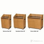 Authority Multimedia Lectern Multimedia Lectern PDAUT-28 Narrow Size 28" - thePodiumsStore
