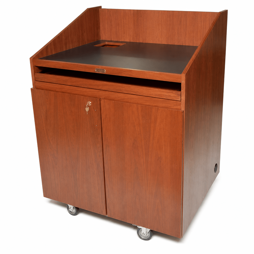 Authority Multimedia Lectern Multimedia Lectern PDAUT-28 Narrow Size 28" - thePodiumsStore