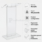 Clear Acrylic Podium Series Lectern Acrylic Lectern LCTSLAB - thePodiumsStore