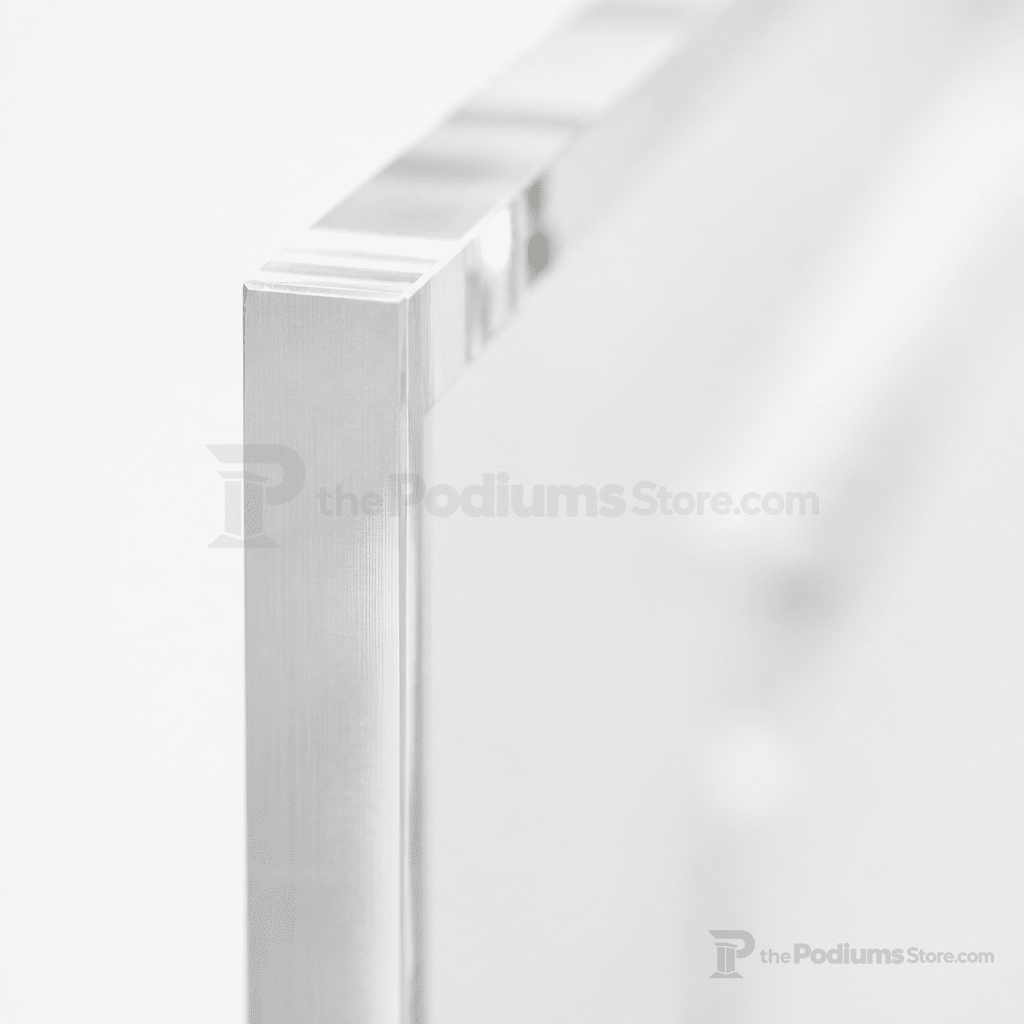Clear Acrylic Podium Series Lectern Acrylic Lectern LCTSLAB - thePodiumsStore