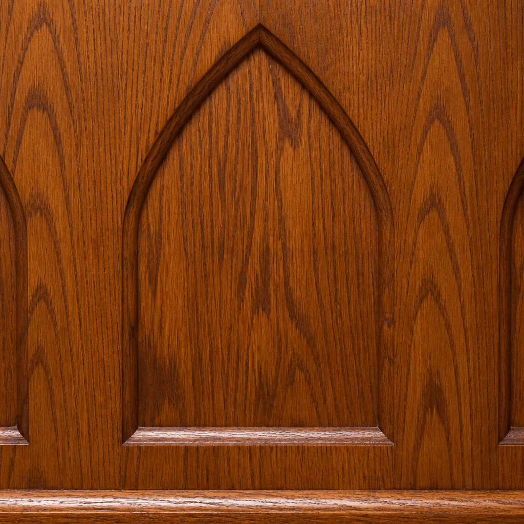 Closed-Style Wood Communion Table (PS-900) Communion Table NO 900 T Light Oak 35 - thePodiumsStore