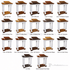 Colonial Open-Top Wood Church Pulpit (PS-605) Church Wood Pulpit TOP-605 Light Oak 35 No White - thePodiumsStore