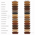 Colonial Tiered Wood Church Pulpit (PS-TSP-620) Church Wood Pulpit TSP-620 Light Oak 35 No Cross - thePodiumsStore