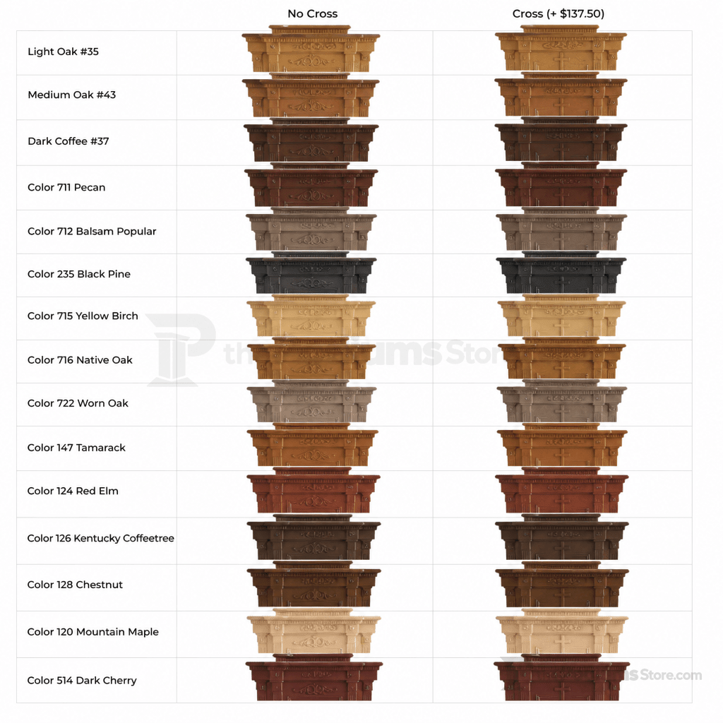 Colonial Tiered Wood Church Pulpit (PS-TSP-620) Church Wood Pulpit TSP-620 Light Oak 35 No Cross - thePodiumsStore