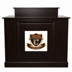 Colonial Winged Solid Hardwood Lectern Hardwood Lectern PDCOL CU Light Oak 35 - thePodiumsStore