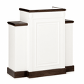 Colonial Wood Church Pulpit (PS-TWP-605) Church Wood Pulpit TWP-605 Light Oak 35 No White - thePodiumsStore
