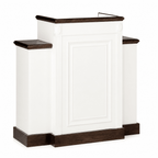 Colonial Wood Church Pulpit (PS-TWP-605) Church Wood Pulpit TWP-605 Light Oak 35 No White - thePodiumsStore