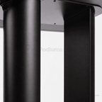 Contemporary Black Aluminum Truss Lectern Metal Truss Lectern LCTOPBLK - thePodiumsStore