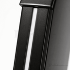 Contemporary Lectern with Vertical LED Down-Post Lighting Aluminum Lectern LEDLECTBD2 - thePodiumsStore