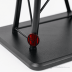 Curved Metal Truss Lectern — Black (PS-KMLSTL) Metal Truss Lectern KMLSTL - thePodiumsStore