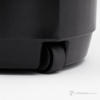 Curved Mobile Speech Lectern — Black Non-Sound Lectern LVPRNDBLK - thePodiumsStore