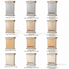 Custom Aluminum Lectern — Contemporary (PS-H2) Aluminum Lectern 1ALT-H2-C-SUNB Sunday Brunch No Logo - thePodiumsStore