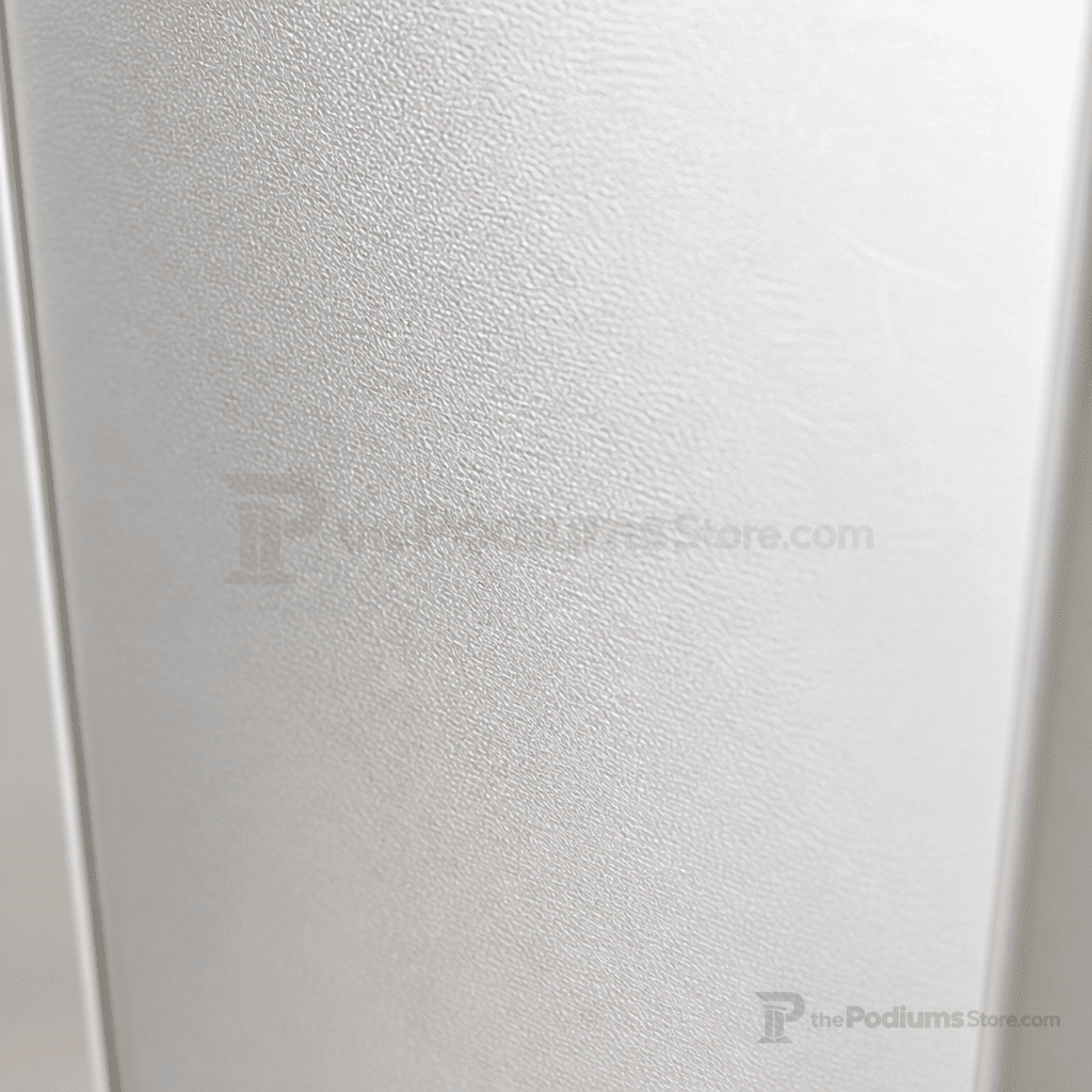 Custom Aluminum Lectern — Contemporary (PS-VH1) Aluminum Lectern 1ALTVH1C-SUNB Sunday Brunch No Logo - thePodiumsStore
