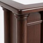 Custom Walk-In Wood Church Pulpit (PS-7) Church Wood Pulpit Custom No. 7 Light Oak 35 No Logo - thePodiumsStore