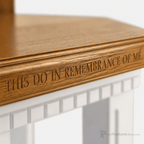 Custom Wood Church Pulpit No. 4 Church Wood Pulpit Custom No. 4 Light Oak 35 No White - thePodiumsStore