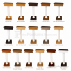 Custom Wood Speaker Stand Pulpit (PS-5SS) Church Wood Pulpit 8302-SS Light Oak 35 No White - thePodiumsStore