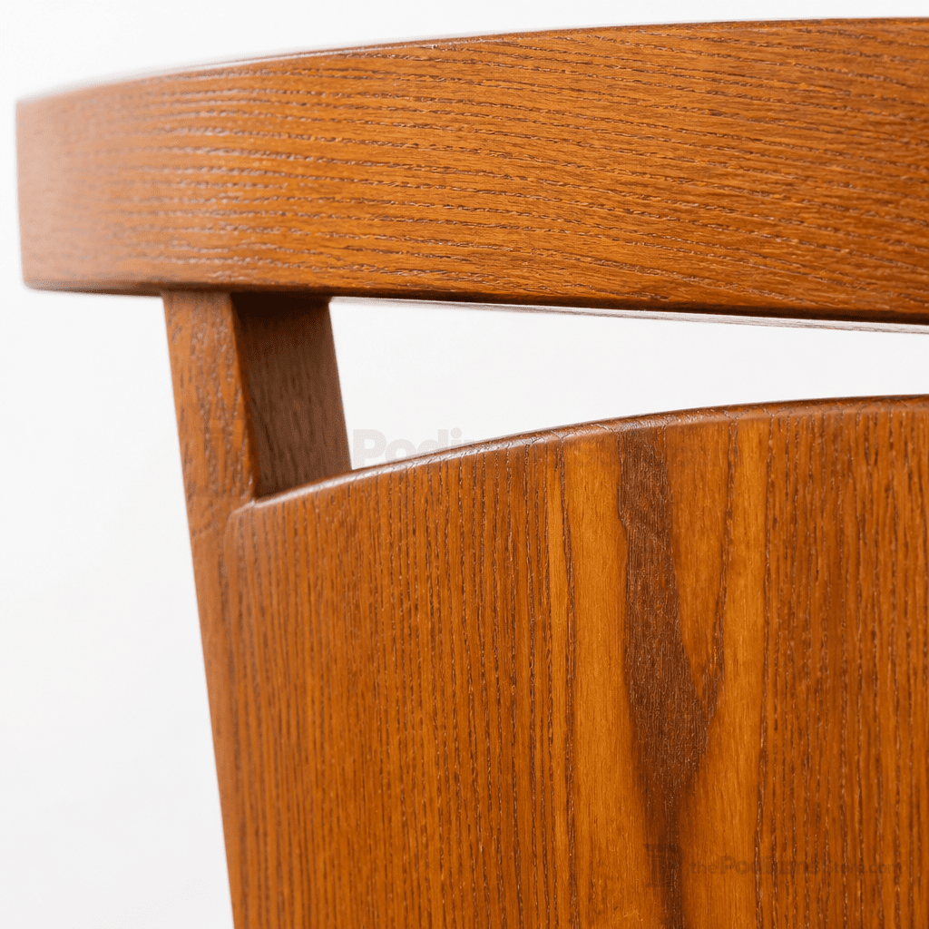 Eagle Solid Hardwood Lectern Hardwood Lectern PDEAG-27 Light Oak 35 No Logo No Casters - thePodiumsStore