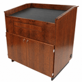 Educator Cart-Style Multimedia Lectern Multimedia Lectern EDU042-O Oak Natural (Clear Finish) - thePodiumsStore