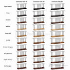 Elegance Glass Communion Table (PS-NC41) Communion Table NC41 Black Lacquer Communion Table 40” - thePodiumsStore
