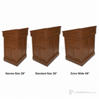 Empire Multimedia Lectern Multimedia Lectern PDEMP-28 Narrow Size 28" - thePodiumsStore