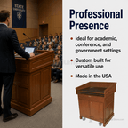 Empire Multimedia Lectern Multimedia Lectern PDEMP-28 Narrow Size 28" - thePodiumsStore