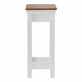 Fluted Wood Church Flower Stand (PS-820) Flower Stand NO 820 Light Oak 35 - thePodiumsStore