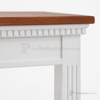 Fluted Wood Communion Table (PS-825) Communion Table NO 825 Light Oak 35 - thePodiumsStore