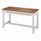 Fluted Wood Communion Table (PS-825) Communion Table NO 825 Light Oak 35 - thePodiumsStore