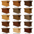 Fluted Wood Communion Table (PS-8410) Communion Table 8410 Light Oak 35 - thePodiumsStore