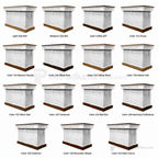 Fluted Wood Communion Table (PS-8420) Communion Table 8420 Light Oak 35 - thePodiumsStore