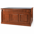 Fluted Wood Communion Table (PS-TCT-105) Communion Table TCT-105 Light Oak 35 - thePodiumsStore