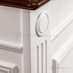Fluted Wood Communion Table (PS-TCT-605) Communion Table TCT-605 Light Oak 35 - thePodiumsStore