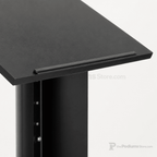 Folding Column-Style Portable Lectern — Black Portable Lectern LCPMKDBK - thePodiumsStore
