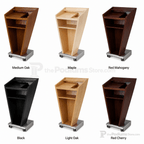 Full-Floor Lectern (PS-5890) Non-Sound Lectern 5890 Medium Oak - thePodiumsStore
