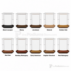 Glass Church Pulpit (PS-NC8) Glass Pulpit NC8 Black Lacquer - thePodiumsStore