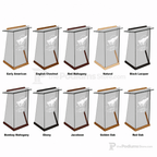 Glass Tabletop Lectern (PS-NC2T) Tabletop Lectern NC2T Early American - thePodiumsStore