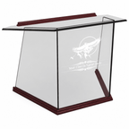 Glass Tabletop Lectern (PS-NC2T) Tabletop Lectern NC2T Early American - thePodiumsStore